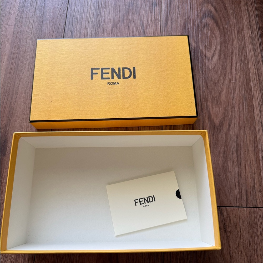 Fendi Yellow Logo Gift Box Set